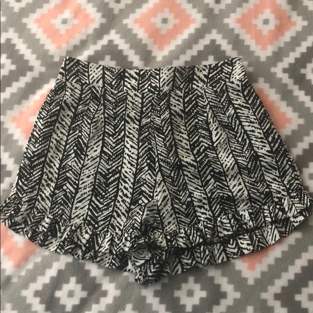 Aztec print shorts